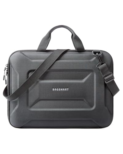BAGSMART 15.6-16 inch Laptop Computer Case with Strap,Shockproof Waterproof Laptop Bag with Sturdy Handle