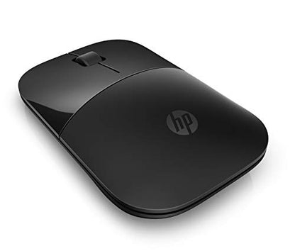 HP Z3700 G2 Wireless Mouse - Onyx Black, Sleek Portable Design fits Comfortably Anywhere, 2.4GHz Wireless Receiver, Blue Optical, for Wins PC, Laptop, Notebook, Mac, Chromebook (681R7AA#ABL) - color: Onyx Black