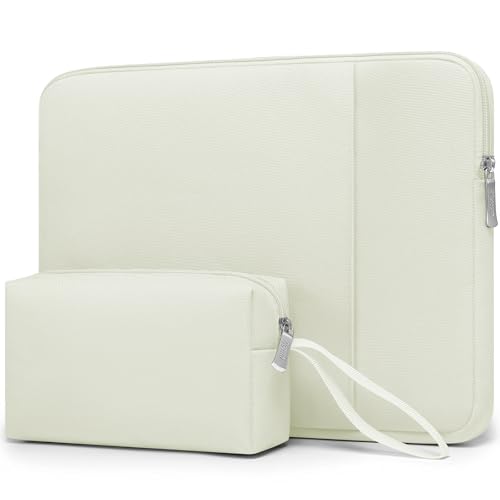 HYZUO 13 Inch Laptop Case Sleeve Bag Set for MacBook Air M5, Beige | for MacBook Air 13 M5-M1 A3449 2026-2018, MacBook Neo 13, MacBook Pro 13 M2/M1 2026-2016, iPad Pro/Air 13, XPS 13,Surface Pro - color: Beige, size: 13 Inch