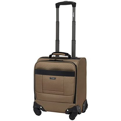 Wrangler 17" Underseat Spinner Carry-On Luggage, Mocha - color: Mocha