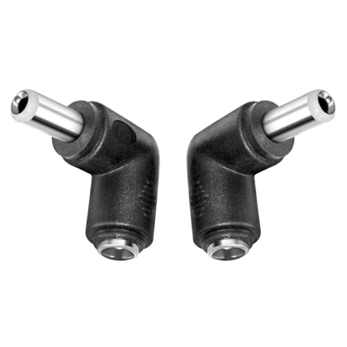 2pcs 2.1x5.5mm CCTV Camera DC Power Adapter, 12V Plug Connector 5.5 X 2.1mm for CCTV Security Camera, DVR, Car Rearview Monitor System Video, LED Strip Light, Surveillance - style: 5.5x2.1 to 5.5x2.5mm