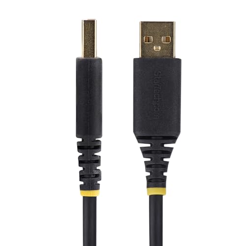 StarTech 1ft USB to Serial Adapter Cable, FTDI, 30cm (1P1FFC-USB-SERIAL) | USB-A to DB9 RS232, Interchangeable DB9 Screws Nuts, COM Retention, LED Indicators - size: 1ft