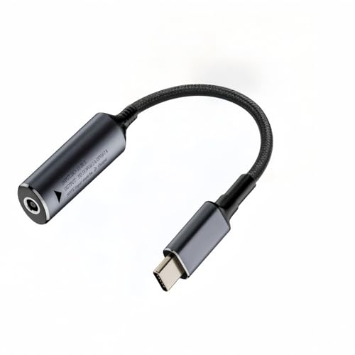 140W DC4530 to PD USB C Cable DC 4.5mm x 3.0mm Female(4.5 x 0.6mm) Input to Type C Male Power Charging Cable, for HP for Dell round port power adapter to charge Phones,Tablets,Laptops with usb c ports