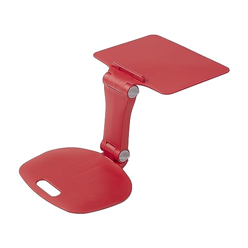 ECR4Kids The Surf Folding Portable Lap Desk, Flexible Seating, Red - color: Red