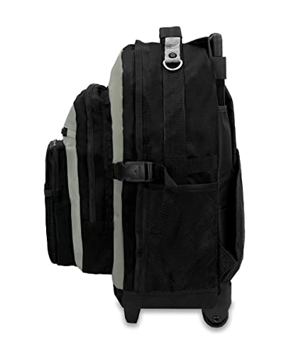 Everest Deluxe Wheeled Backpack, Khaki, One Size - color: Khaki
