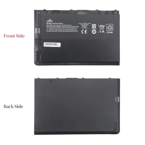 BT04XL Notebook Battery for HP EliteBook Folio 9470 9470M 9480m Ultrabook BT04 BA06 HSTNN-IB3Z HSTNN-I10C 687945-001 H4Q47AA 687517-241 HSTNN-DB3Z 687517-171-14.8V 52WH - size: 9.48*6.29*1.22 inch BT04XL