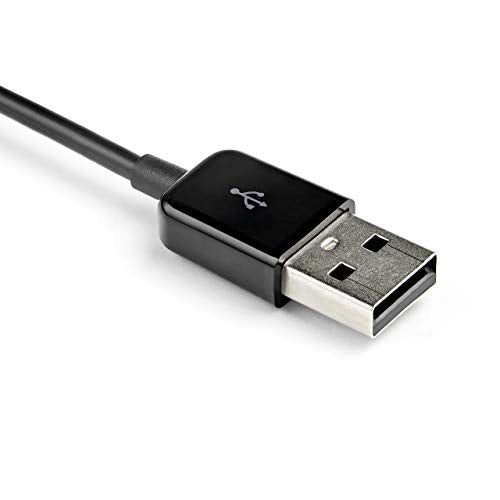 StarTech 6ft (2m) VGA to HDMI Converter Cable, USB Audio (VGA2HDMM2M) | Analog to digital video adapter cable, Connect VGA PC to HDMI display, Male to male, Up to 1080p 60Hz - size: 2m
