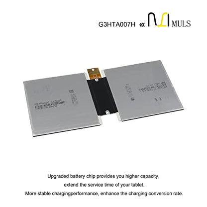 MULS G3HTA003H Batteryfor Microsoft MSK-1645 Surface 3 10.8" Surface 3 1645 | Tablet G3HTA004H G3HTA007H Installation Tools 3.78V 7270mAh 27.5Wh with Tools, Perfect Compatibility, Extended runtime