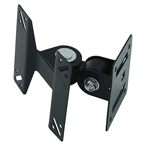 GLigeT Monitor Arm Gas Wall Mount Monitor Bracket, Full Motion 14-24 Inch 180° Swivel and Tilt TV Mount Bracket, Sturdy Steel LED LCD Monitor Holder Bracket, Black Monitor Desk Mount