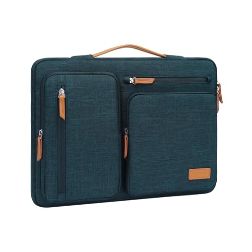 MOSISO 9-11 inch Tablet Sleeve Case for iPad A16 2025, iPad Air 11 inch M3 M2, iPad Pro 11 M4, iPad 10/9/8/7th, Galaxy Tab A9+/S9/S8/Plus 11, Side Open Carrying Bag with 4 Zipper Pockets, Teal Green - color: Teal Green, size: 11 inch