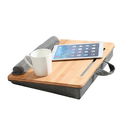 Laptop Stand for Sofa,Portable Lap Laptop Desk with Pillow Cushion, with Anti-Slip Strip & Storage Function, Laptop Desk Built In Slot Mouse Pad Wrist Pad for Computer,Easy to carry on the go ( Size :