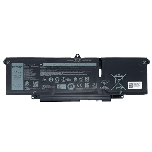 66DWX Laptop Battery 57Wh Series FH97R 0HYH8 0CTJJ6 | Compatible with Dell Latitude 7340 7350 7440 7450 7640 7650