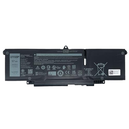 66DWX Laptop Battery 57Wh Series FH97R 0HYH8 0CTJJ6 | Compatible with Dell Latitude 7340 7350 7440 7450 7640 7650
