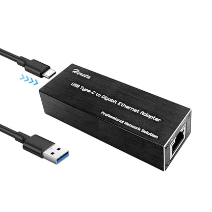 USB C to Ethernet Adapter,1Gbps Type-C 3.0 to RJ45 Ethernet LAN Network Adapter compatiable with MacOS,Windows XP, Vista,7,8,8.1,10,11,Linux,UEFI UNDI,Alluminum Case,USB Bus Powered,Plug & Play