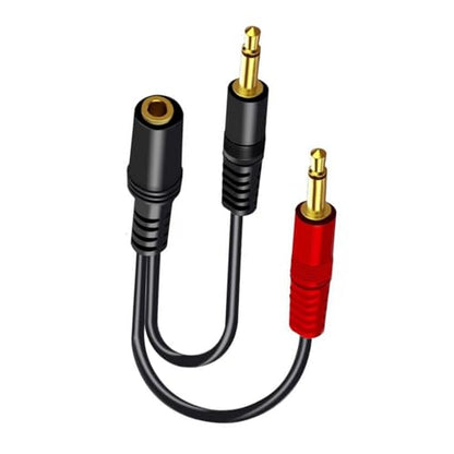 3.5mm Male to Single 3.5mm Female Headphone Microphones Adapter Cable for Laptop and Use Headsets Adapter
