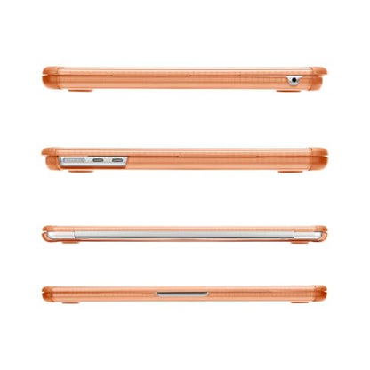 MOSISO Compatible with MacBook Air 13 inch Case M5 2026 M4 M3 M2 2025-2022 | A3449 A3240 A3113 A2681, 3 in 1 Kit Crack-Resistant Heavy Duty Protective Hard Shell Case Cover with TPU Bumper,Cosmic Orange - color: Cosmic Orange