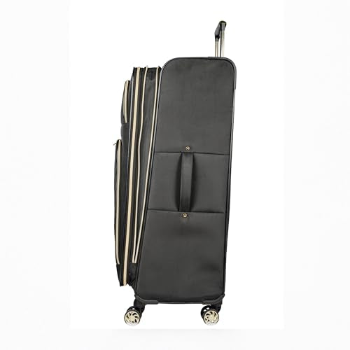 Kenneth Cole REACTION Chelsea Chevron Quilted Luggage, Black, 28-Inch Checked - color: Black, size: 28-Inch Checked