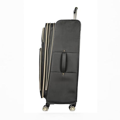 Kenneth Cole REACTION Chelsea Chevron Quilted Luggage, Black, 28-Inch Checked - color: Black, size: 28-Inch Checked