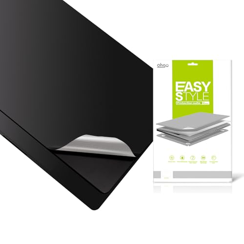 4 in 1 Ultra Thin 3M Vinyl Full Size Laptop Skin Cover Palm Rest Protector Sticker for 2026 MacBook Air 15 Inch M5 A3448 and 2023~2025+ Air 15" M2 M3 M4 (Model: A2941/ A3114/A3241) - color: Midnight Black, size: for Air 15" 2023+ (A2941/A3114/A3241/A3448)