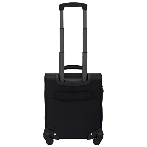 Wrangler 17" Underseat Spinner Carry-On Luggage, Black - color: Black