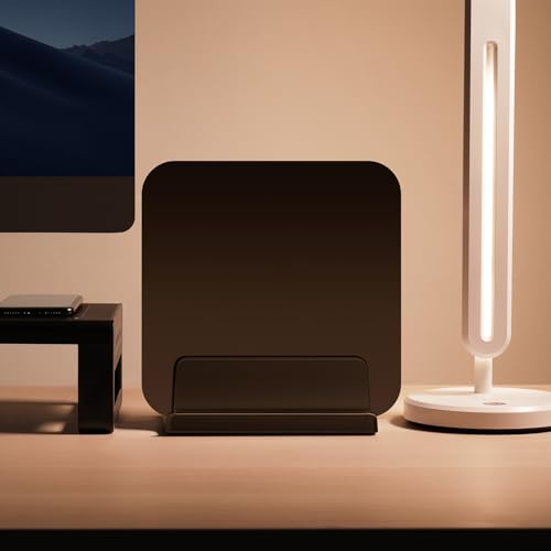 3-Slot Vertical Laptop Stand Holder,Adjustable ABS Plastic Desktop Notebook Dock,Vertical Laptop Stand Space-Saving for All MacBook/Surface/Samsung/HP/Dell/Chrome Book - size: 3-Slot