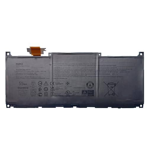 MN79H Battery 55Wh 4524mAh Replacement for Dell XPS 13 Plus 9320 P151G / XPS 13 9320 XPS9320-7523BLK-PUS XPS9320-7585SLV-PUS/XPS 13 9340 9345 9350 Series 2FVJM J7H5M 0J7H5M 0NXRKW 11.55V - size: 11.77*4.37*1.22 inch MN79H