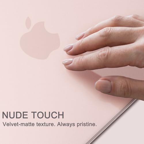 AKIT for MacBook Neo 13 inch Case 2026 (A18 Pro, A3404), Blush Clear | Bare-Metal Feel Hard Shell, 2 Keyboard Covers & Screen Protector, Anti-Scratch & Fingerprint Free, Precise Fit Official - color: Blush Clear