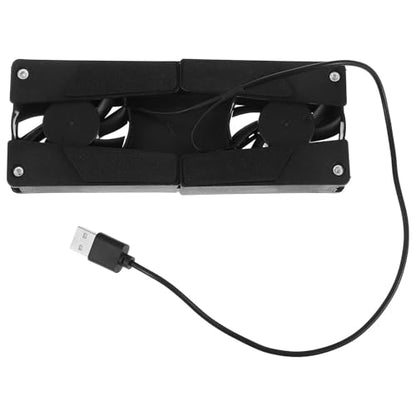 Laptop Cooling Pad and Stand with USB Fan for Desk Use, Adjustable Laptop Accessories for Gaming and Office, Lightweight Foldable Cooling Riser Compatible with Notebooks