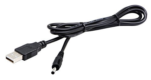 USB 2.0 A Male to DC 3.5x1.35mm Male Adapter Cable 5 Volt DC Barrel Power Jack Charging Cable for Tablet, Electronic Dog, Access Control Attendance (1M/3.3ft, DC 3.5x1.35mm)(2packs) - color: 1M DC 3.5x1.35mm