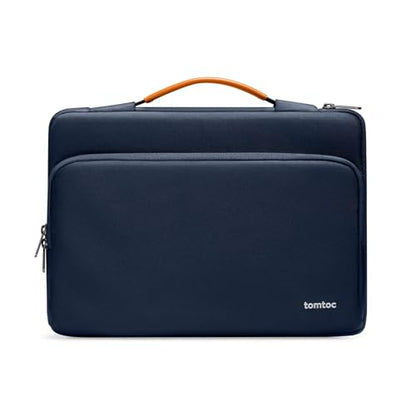 tomtoc 360° Protective Laptop Bag for 15.6" HP ASUS Dell Lenovo Acer Laptop | Water-Resistant Notebook Sleeve Case Fits HP EliteBook/ProBook, Lenovo Legion/Yoga/ThinkPad/ThinkBook/IdeaPad 15.6" Laptop - color: Navy Blue, size: 15.6-16.2 Inch