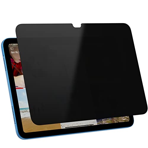 Peslv Privacy Screen Protector for iPad 10th 2022 10.9" & iPad 11th A16 2025 11", Anti Blue Light Glare Spy Private Filter, High Sensitive Bubble-Free Easy Install Black Security Screen - color: black, size: iPad 10th/11th