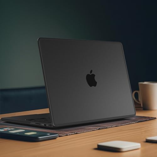 B BELK Compatible with MacBook Pro 14 inch Case M5 2026-2021 M4 M3 M2 M1 A3426 A3427 A3434 A3112 A3185 A3401 A2918 A2992 A2779 A2442, [Anti-Cracking] [Soft TPU Bumper] Hard Shell Case, Frosted Black - color: Frosted Black
