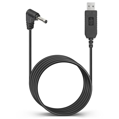 EWAY USB to DC Car Charger Cable for Furrion FOS07TADS Vision S Monitor Power Supply Cord, Replacement for FOS48TA-BL FOS48TAPK-BL Hitch Wireless Backup Camera 7 inch Screen Display Charging Cable