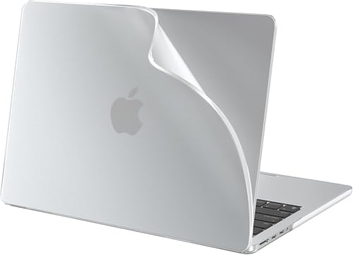 BlueSwan Flexible Case for MacBook Pro 16 inch, M5-M1 Pro/Max 2026-2021 | Anti-Scratch Protective Laptop Cover with Grippy Matte Texture, Seamless Fit and Lightweiht, Frosted White - color: Frosted White, size: Pro 16-inch (2026-2021)