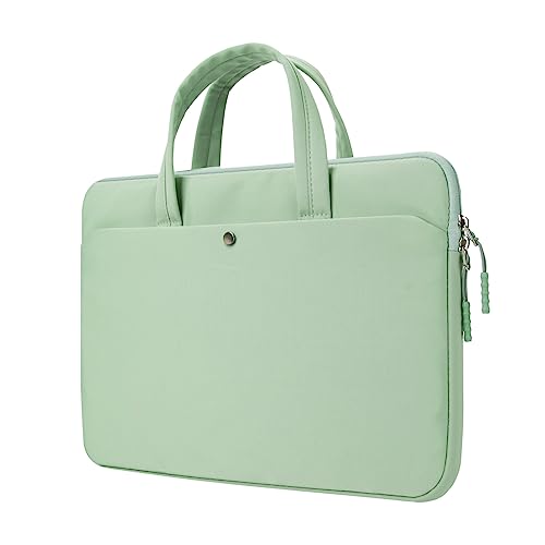 15.6-16 Inch Laptop Sleeve Case Carrying Bag with Handle, Green | Compatible with 15.6 Inch Laptop Computer, 15-16 Inch MacBook Pro/Air, Slim Lightweight Protective Computer Portable Bag - color: Green, size: 15.6/16 Inch