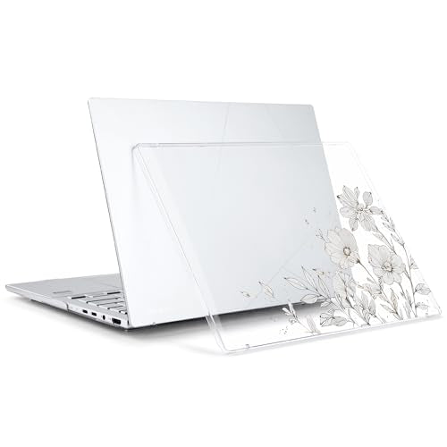 Batianda Artistic Case for ASUS Zenbook 14 OLED 2024 2025,Golden Wildflower | Model UX3405×× / UM3406××, Slim Plastic Hard Shell, Artistic Designs, Ultra-Thin Lightweight Laptop Case - color: Golden Wildflower