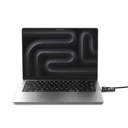 Compulocks Ledge Adapter for MacBook Pro 14-inch (M1/M2/M3/M4/M5) with Combination Cable Lock | Secure aluminum MacBook security lock by Compulocks - size: Combination Lock
