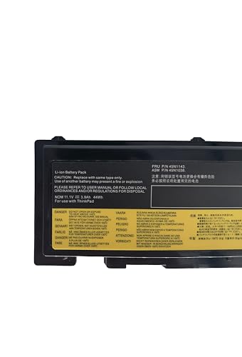 Battery Compatible with Lenovo ThinkPad T420i T420s T430s 0A36287 42T4844 42T4845 42T4846 42T4847 45N1036 45N1037 45N1038 45N1039 45N1064 45N1065 45N1143-11.1V 44Wh
