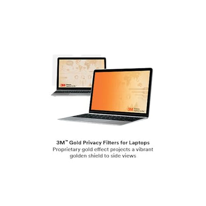3M Gold Frameless Privacy Filter for 15.6" Widescreen Laptop, 16:9 Aspect Ratio