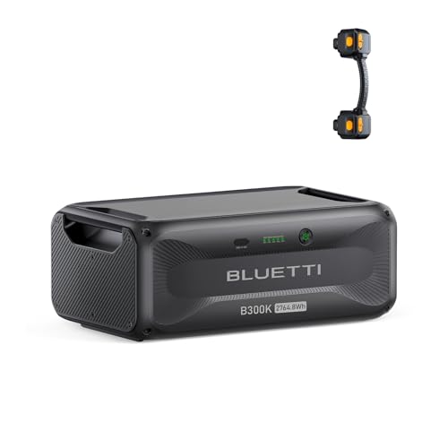 BLUETTI B300K, 2764.8Wh LiFePO4 Battery Pack for Power Station Apex 300 | LiFePO4 Extra Battery Backup Solar Generator for Home, Emergency, Road Trip - style: ‎BLUETTI B300K for Apex 300
