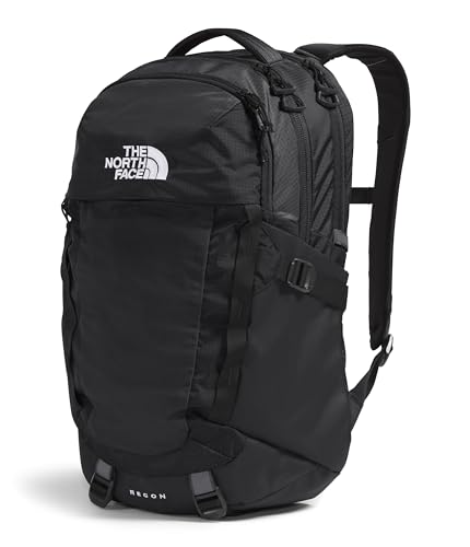 The North Face Recon Everyday Laptop Backpack, Blk/Blk-NPF, One Size | Daypack, Water Repellent, Laptop Sleeve, 2 Water Bottle Pockets - color: Tnf Black/Tnf Black-npf, size: 30L