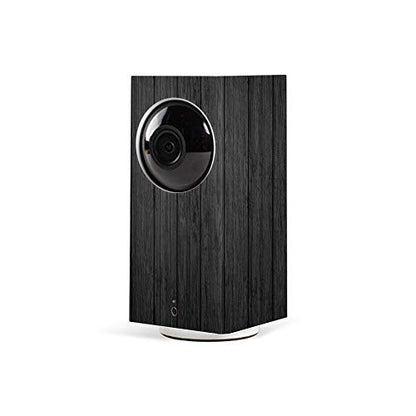 MightySkins Skin Compatible with Wyze Cam Pan - Black Wood | Protective, Durable, and Unique Vinyl Decal Wrap Cover | Easy to Apply, Remove, and Change Styles | Made in The USA - color: Black Wood