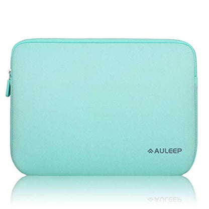 AULEEP 15-15.6 Inch Laptop Sleeves, Neoprene Notebook Computer Pocket Tablet Carrying Sleeve/Water-Resistant Compatible Laptop Sleeve for Acer/Asus/Dell/Lenovo/HP, Light Green - color: light green, size: 15-15.6 inch