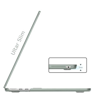 B BELK Compatible with MacBook Air 13.6 inch Case M5 2026 2025 2024 2023 2022 M4 M3 M2 A3449 A3240 A3113 A2681 Liquid Retina Display, Plastic Hard Shell +Keyboard Cover+Screen Protector, Antique Green - color: Antique Green