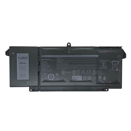 9JM71 Battery Replacement for Dell Latitude 5320 7320 7420 7520 / Latitude 5320 7320 7420 2-in-1 P138G P139G P133G P134G Series 7FMXV 0TN2GY TN2GY 4M1JN 1PP63 HDGJ8 MHR4G 11.4V 42Wh 3500mAh - size: 10.59*4.37*1.22 inch 9JM71