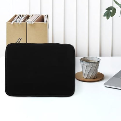 Shockproof Neoprene Tablet Protective Bag and Laptop Sleeve 13-inch Black Portable Inner Storage Case for Tablet and Notebook Users