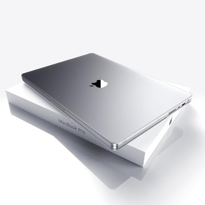 Soonjet Matte Case for MacBook Pro 14 inch M5 M4 M3 M2 M1 2026-2021 Laptop | Anti Cracking, Color Match, Space Gray Clear, Protective Hard Shell Cover, Fingerprint & Scratch Resistant, Ultra Thin Fit - color: Frosted Space Gray