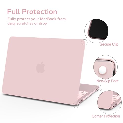 B BELK for MacBook Neo Case 13 inch 2026 Release Model A3404 A18 Pro, Blush | Slim Protective Matte Hard Shell for Mac Neo Case with Keyboard Cover &Screen Protector, Precision Fit, Scratch Resistant - color: Blush