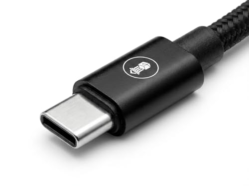 McClinton & Co. USB C to USB C Cable 6ft | 100W PD Fast Charging for Samsung Galaxy S25/S24/S23/S22, iPhone 16/15 Pro Max, Google Pixel, Motorola, OnePlus | Durable Braided, Snug Fit USB-C Cord