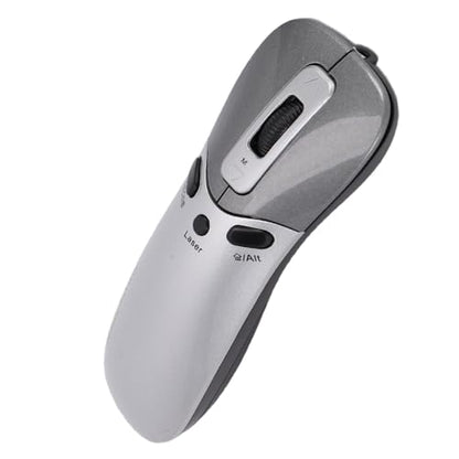 Wireless Presentation Clicker, Gyroscope Technology Remote Control Mouse Pointer Page Turning 2.4G up to 15M Plug and Play, with USB Interface, for Laptop PC for for
